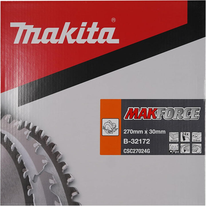 Makita MakForce Saegeblatt, 270 x 30 mm, 24Z, B-32172