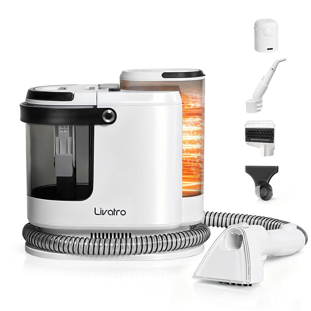 Polsterreiniger Gerät Nasssauger Waschsauger, 15 KPa Nasssauger Polsterreiniger, 1,6 L Wassertank, K