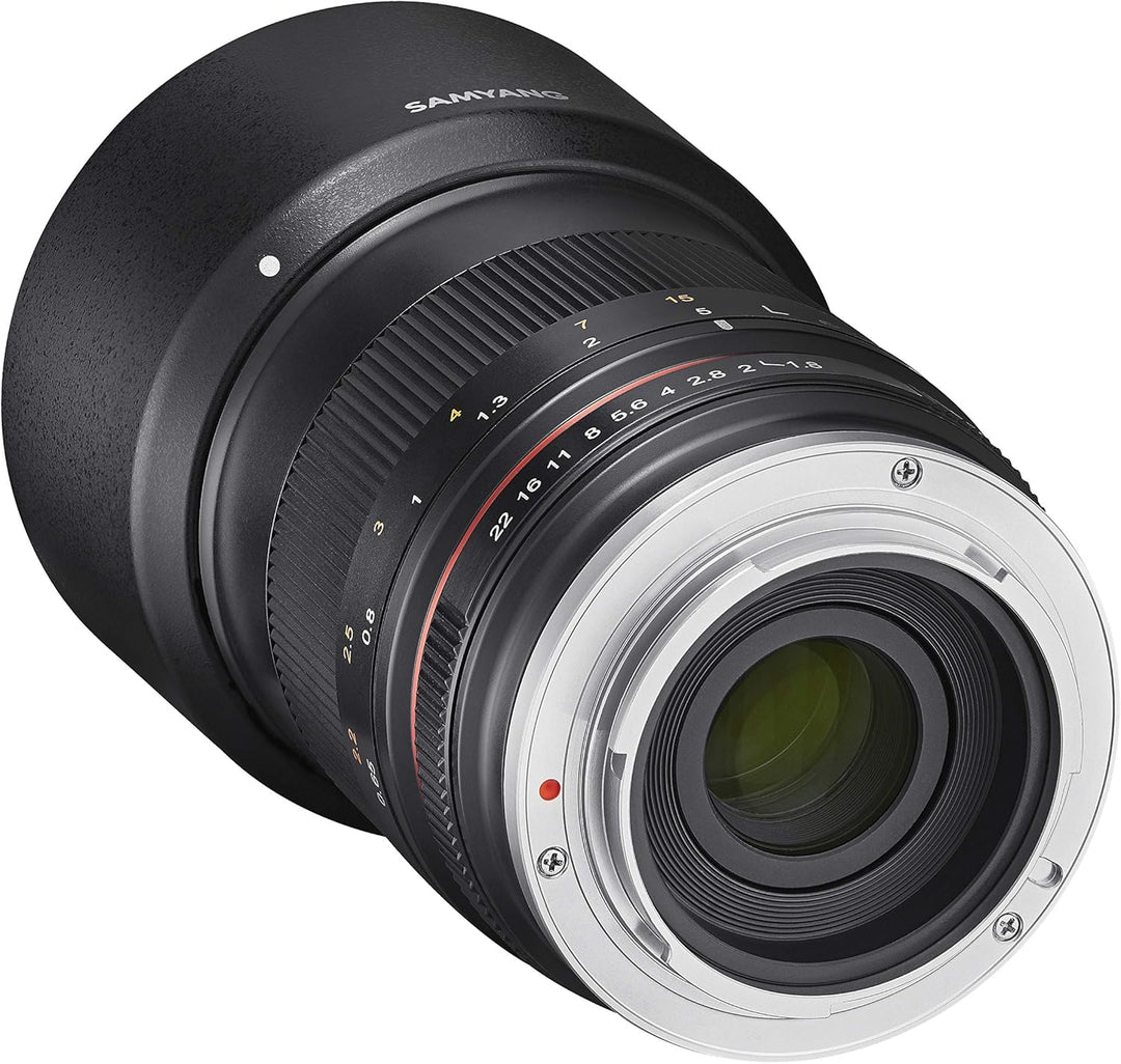 Samyang MF 85mm F1.8 ED UMC CS Sony E – manuelles Objektiv mit 85 mm Festbrennweite für spiegellose