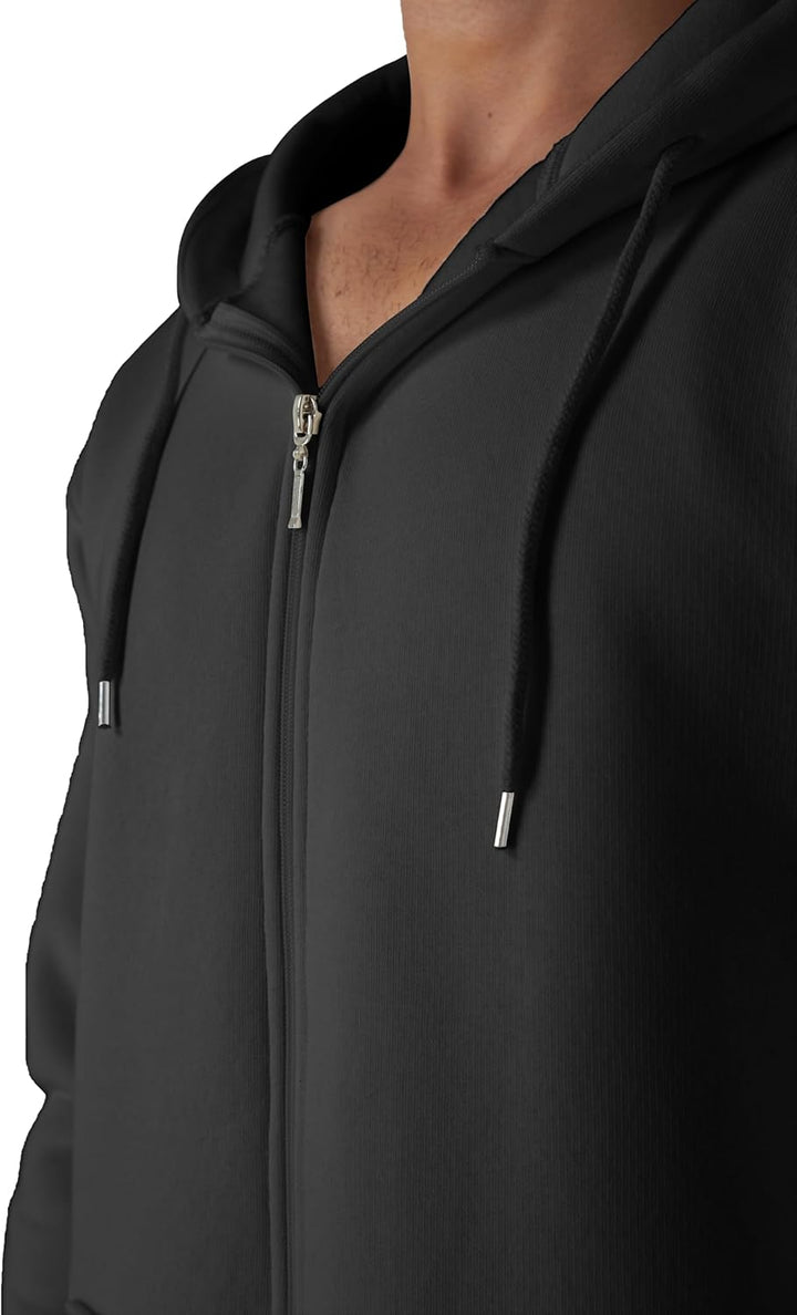 Smith & Solo Herren Kapuzenpullover – Sweatshirt Pullover Rundhals – Langarm – Slim – Fit – Training