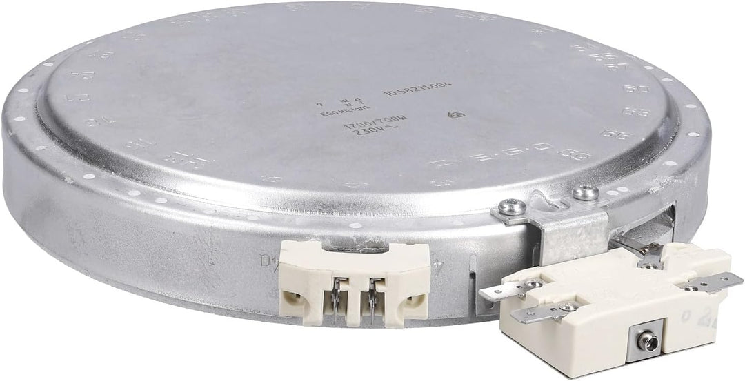 Zweikreis HiLight Strahlheizkörper 1700/700W 230V 175/110mmØ EGO 10.58211.004 Glaskeramik Kochfeld C