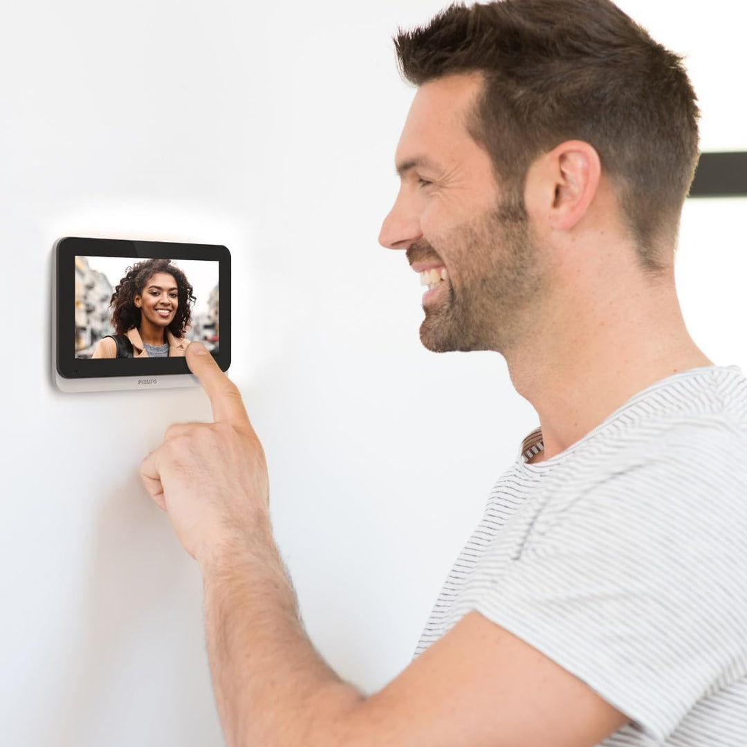 PHILIPS WelcomeEye Connect WLAN-Video-Türsprechanlage (Connect 3 – 2 Monitore Set), Connect 3 – 2 Mo