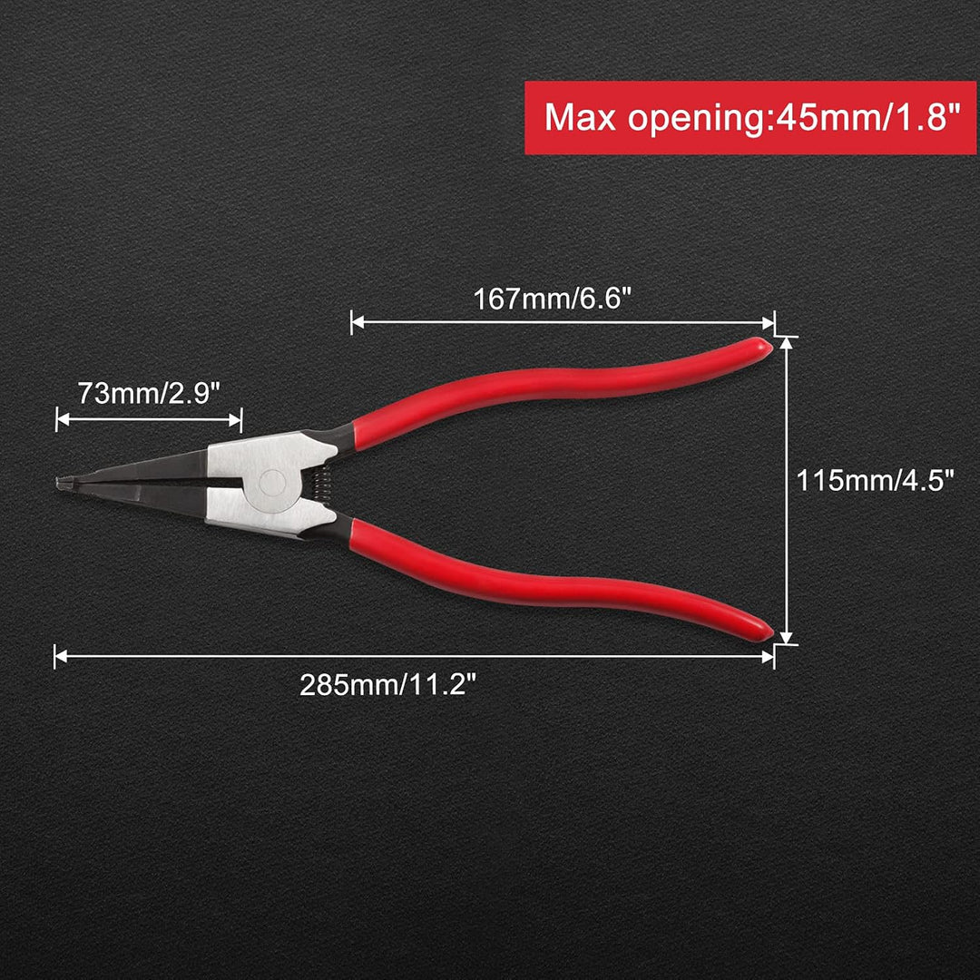 LEONTOOL 27,9 cm Sicherungsringzange, spezielle Sicherungsringzange, Winkelspitze, Sicherungsringzan