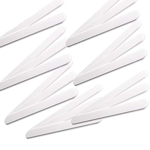 Kosmetik-Spatel weiss Kosmetex, zum Auftragen und Entnehmen von Cremes aus Dosen, Plastikspatel 15cm