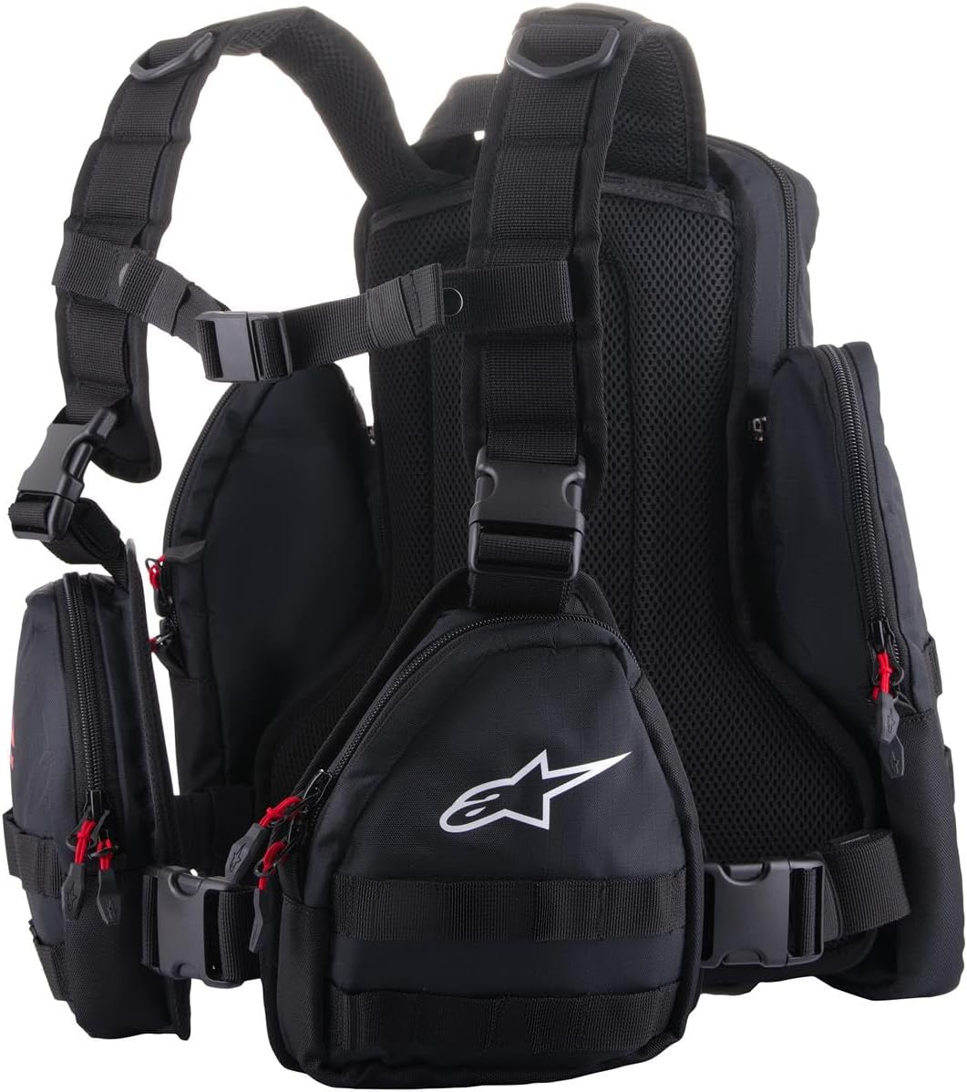 Alpinestars Techdura Tactical Pack Backpack One Size Schwarz-weiss, Schwarz-weiss