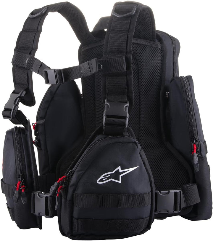 Alpinestars Techdura Tactical Pack Backpack One Size Schwarz-weiss, Schwarz-weiss