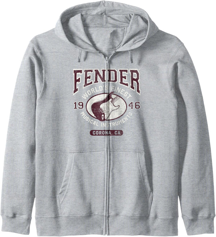 Fender World's Finest Musical Instruments Collegiate Strat Kapuzenjacke