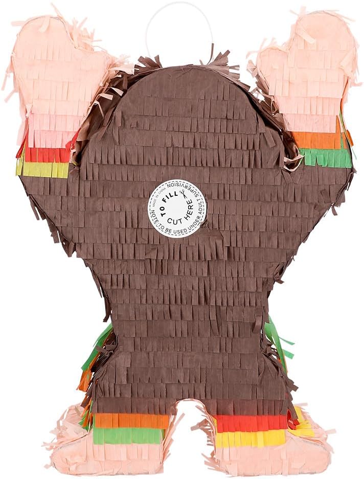 Boland 30969 - Pinata Affe, 39,5 x 10 x 27,5 cm, Hängedeko, Dekoration für Geburtstag, Mottoparty un
