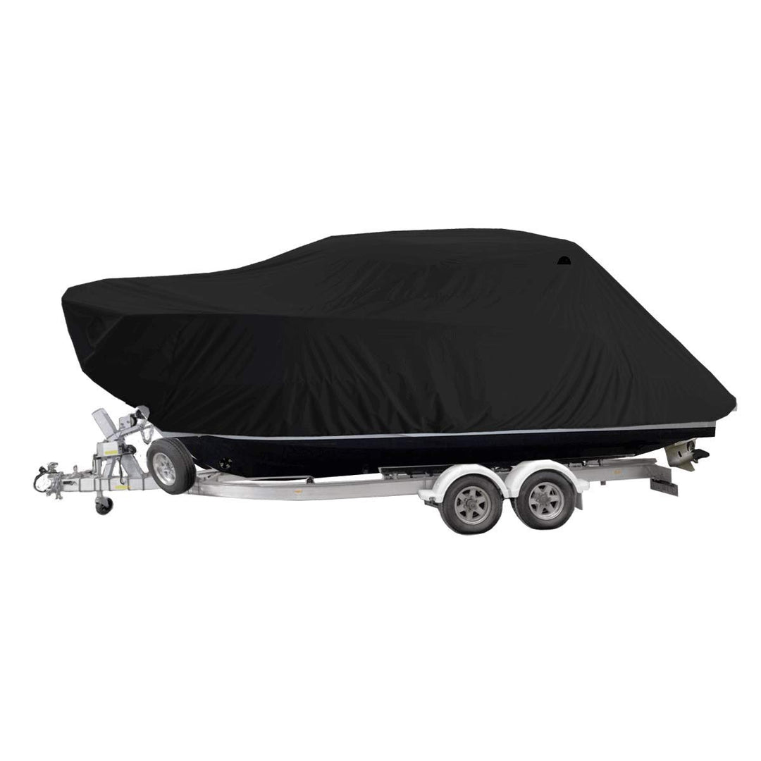 Oceansouth Abdeckung für Jeanneau Merry Fisher 895 Schwarz, Schwarz