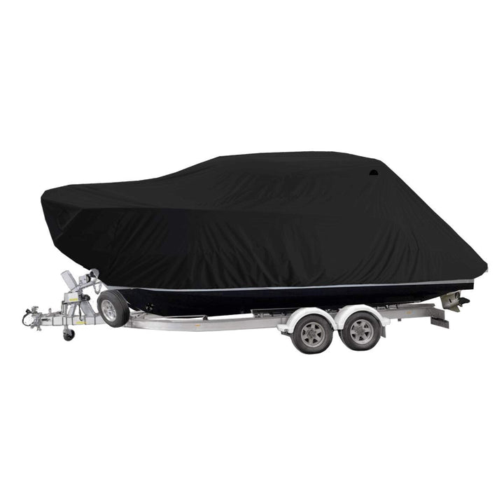 Oceansouth Abdeckung für Jeanneau Merry Fisher 695 (Schwarz), Schwarz