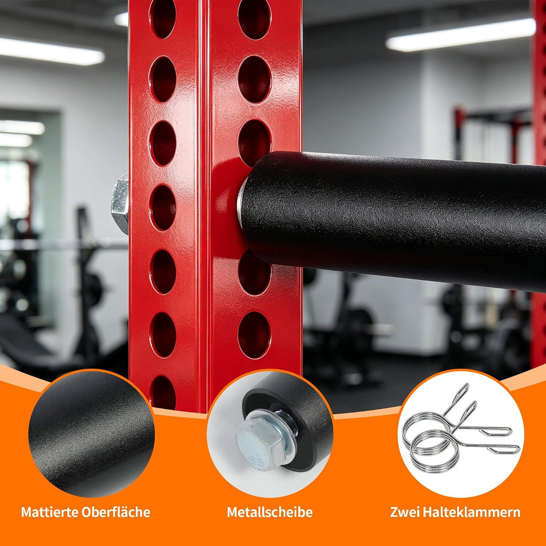 aleawol Hantelscheibenhalter Power Rack Befestigung für 50mm Hantelscheibe | 2er Set Gewichtsplatten