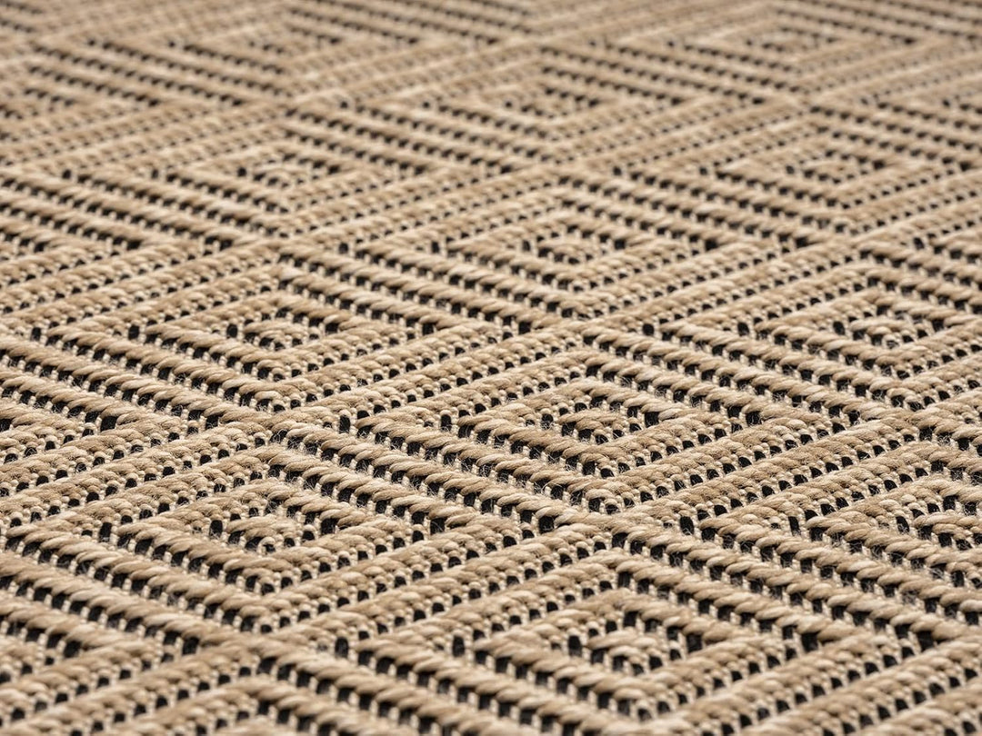 Mia´s Teppiche Soil - wetterfester In- und Outdoor Teppich im Natürlichem Jute-Look, wetterfest, gee