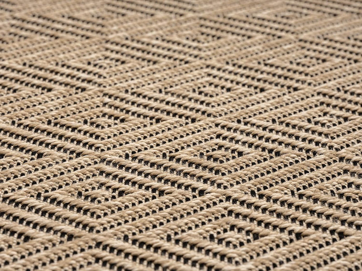 Mia´s Teppiche Soil - wetterfester In- und Outdoor Teppich im Natürlichem Jute-Look, wetterfest, gee