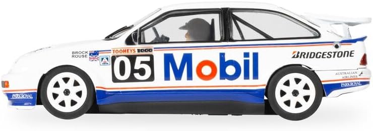 Scalextric Cars – C4505 Ford Sierra RS500 – Peter Brock Bathurst 1989 – Spielzeug-Schlitzauto zur Ve