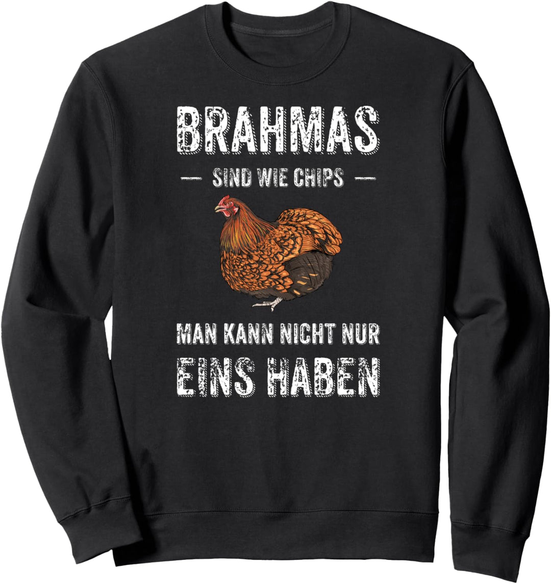 Brahma Hühner I Chicken Geflügel Motiv für Hühnerhalter Sweatshirt