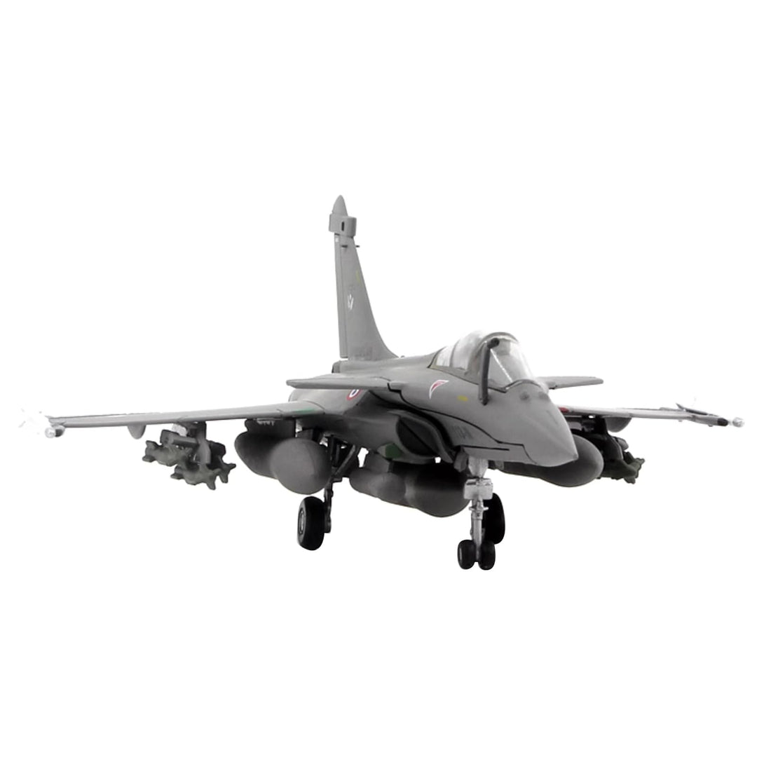 MOUDOAUER 1:100 Scale French Air Force Rafale C Libya War Fighter Model Alloy Model Diecast Plane Mo