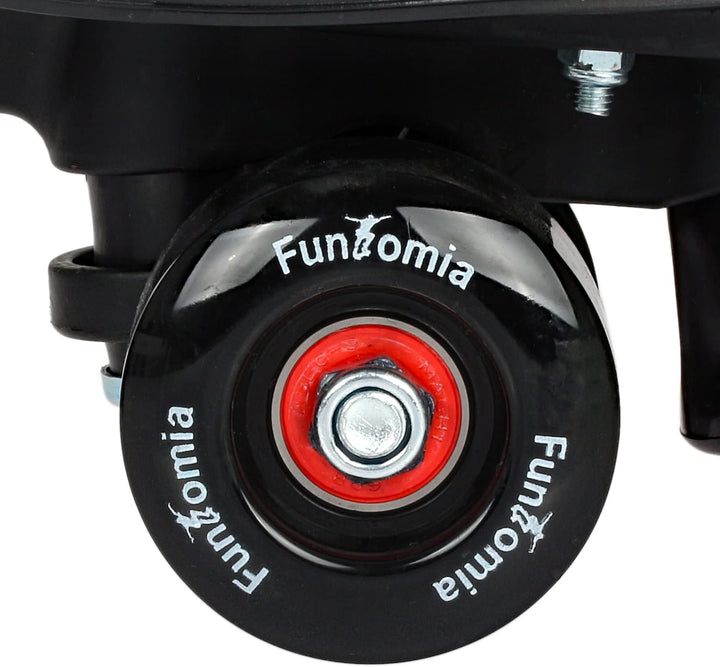 Rollschuhe/Discoroller in Grössen 30-44 - Rollerskates Disco Roller Skate Indoor Outdoor 32 Schwarz,