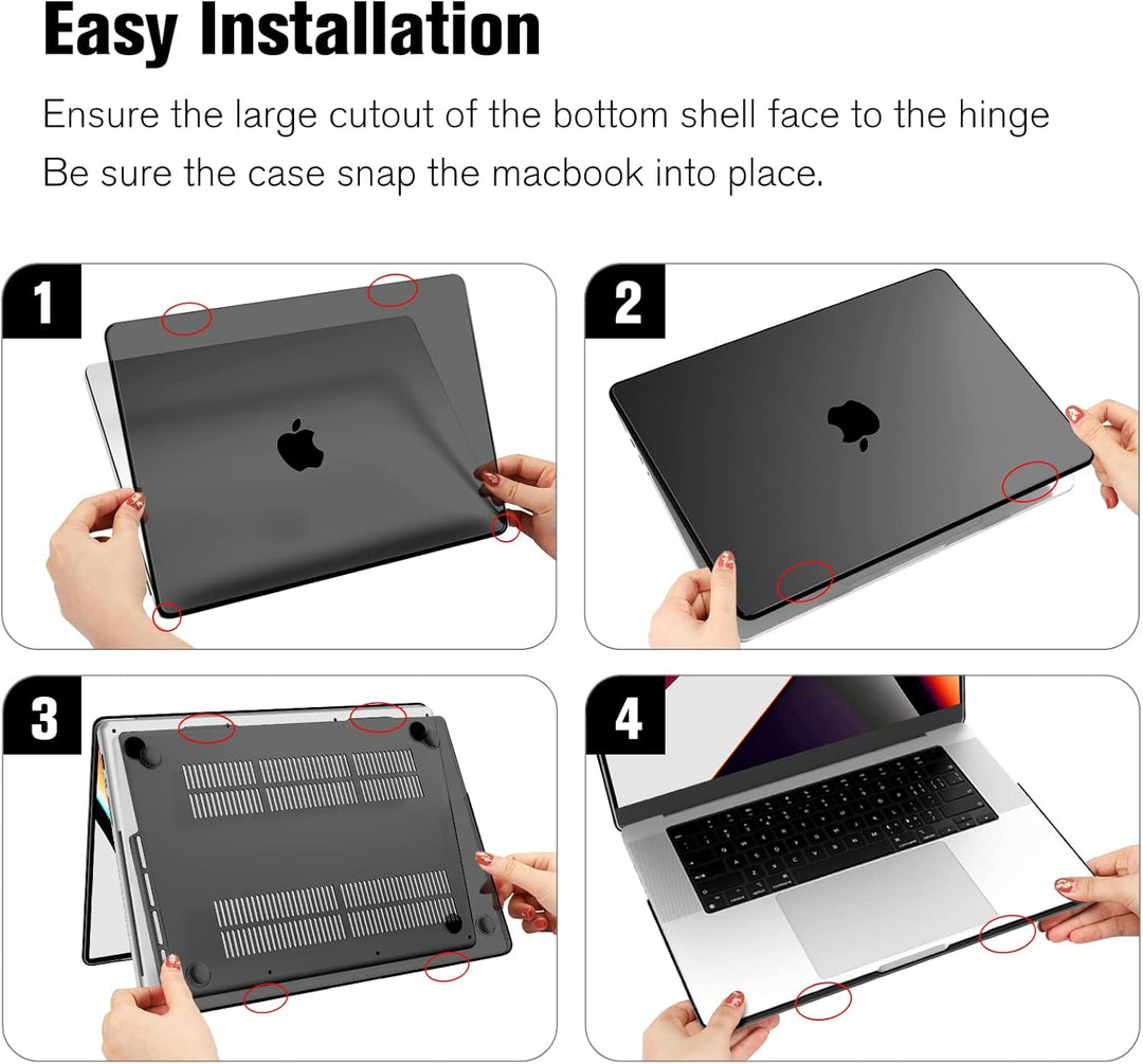 Fintie Hülle Kompatibel mit MacBook Pro 16 (2026-2021) M5 M4 M3 M2 M1 Pro/Max A3428 A3429 A3186 A340