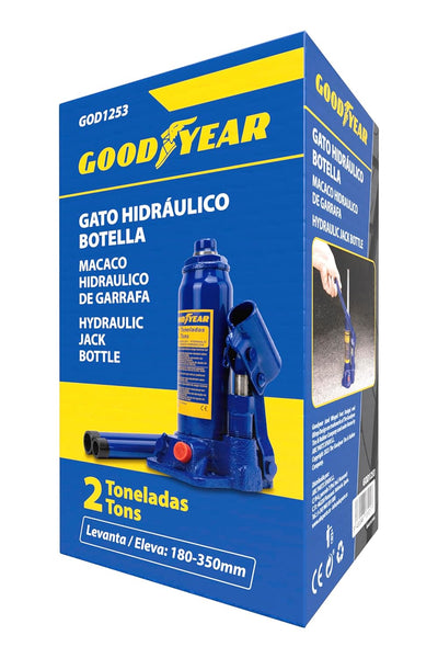 GOODYEAR GOD1253 2 Tonnen Flasche Katze STEMPELWAGENHEBER 2 TONNEN, STEMPELWAGENHEBER 2 TONNEN