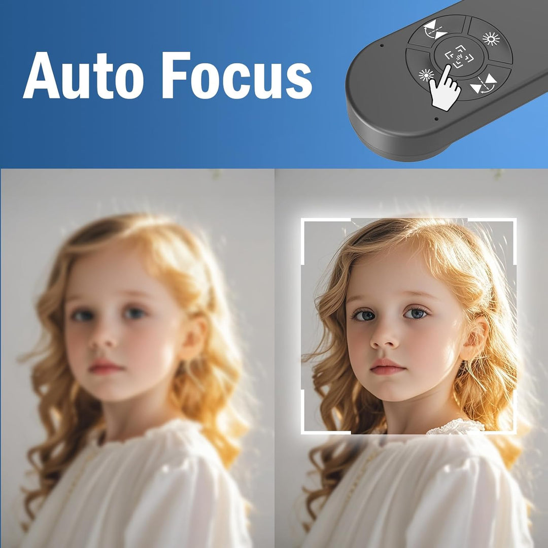 Gawervan USB Dokumentenkamera, 8MP Dokumentenkamera Schule für Lehrer mit Mikrofon, LED-Licht mit 3