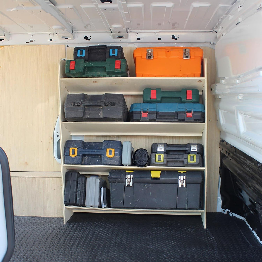 Vanify - Kompatibel mit Renault TRAFIC L1 und L2 2015+ Fahrzeugeinrichtung Fahrzeugregale, Werkzeugk