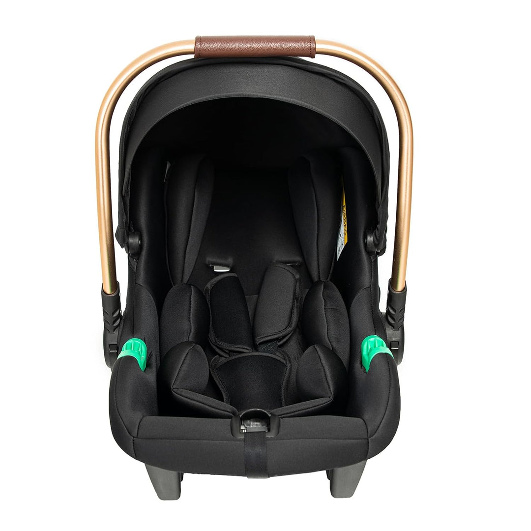 Kinderwagen 3 in 1,Puppenwagen Mit Babyschale Buggy Komplettset with One-touch Folding,KombiKinderwa