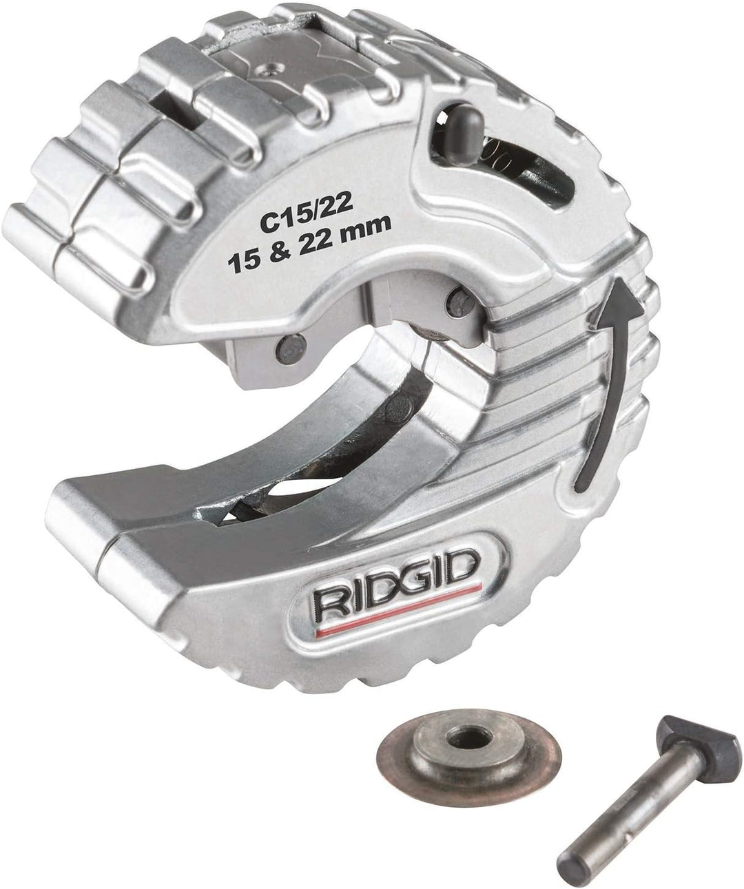 Ridgid 57018 Modell C15/22 mm engstehender Kupferrohrschneider, C-Stil, 15-22 mm Einzelbett, Einzelb