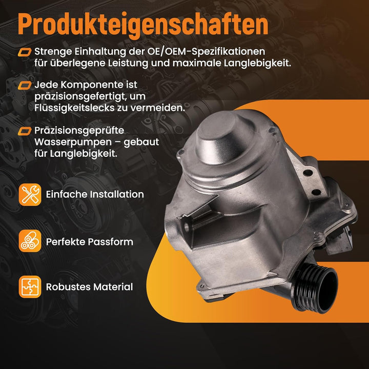 maXpeedingrods Wasserpumpe Kühlwasserpumpe Für 1er 135i 3er E90-93 335i A2C59514607