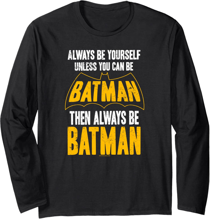 Batman Be Batman Langarmshirt