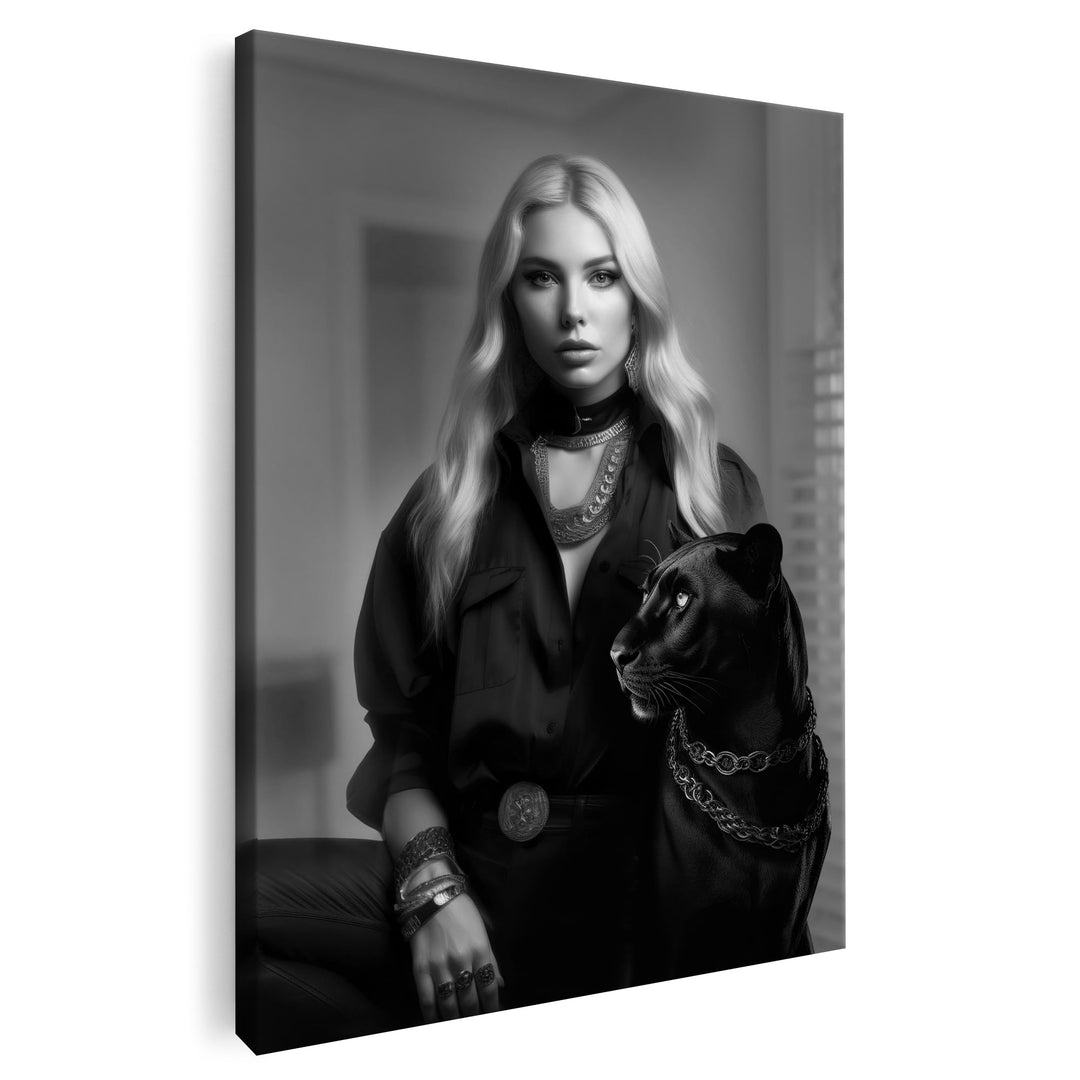 Artmazing | Panther Bild | Poster &amp; Kunstdrucke | Panther Bild Hochkant | Pop Art Bilder Leinwand |