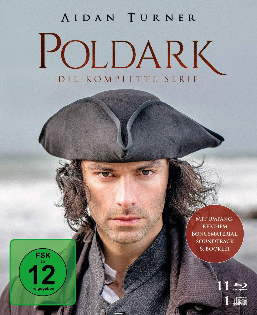 Poldark - Die komplette Serie [11 Blu-ray + 1 CD], Blu-ray