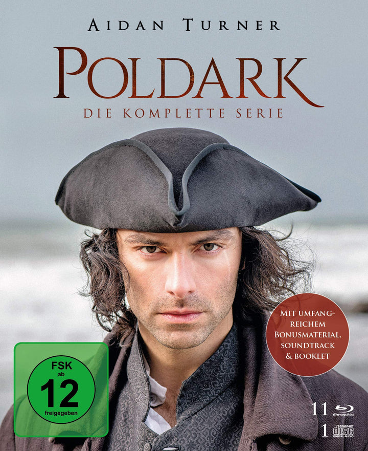 Poldark - Die komplette Serie [11 Blu-ray + 1 CD], Blu-ray