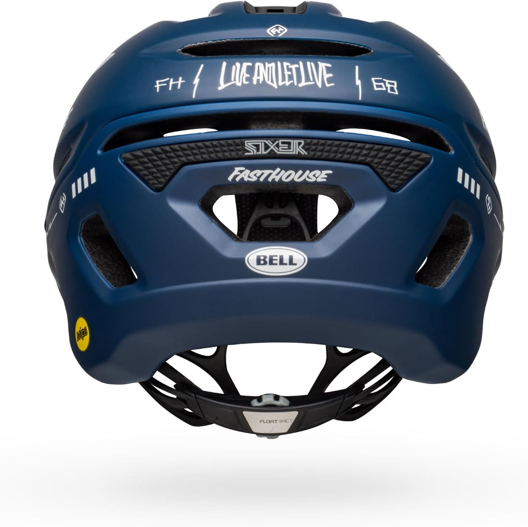 BELL Sixer MIPS Fahrrad Helm S (52-56cm) mt/gls blue/white fasthouse, S (52-56cm) mt/gls blue/white