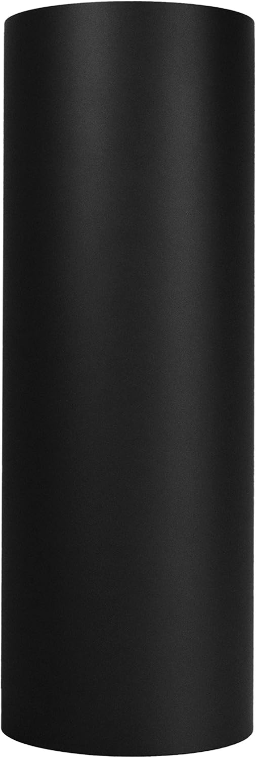 LANZZAS Ofenrohr Hitzeschutz/Thermoschild 460 mm, im Durchmesser, DN Ø 150 mm, Farbe: schwarz-metall
