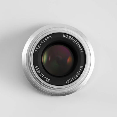 TTArtisan 35mm F1.4 Objektiv APS-C MF Kameraobjektiv kompatibel mit FX Mount Kameras X-A1 X-A10 X-M1