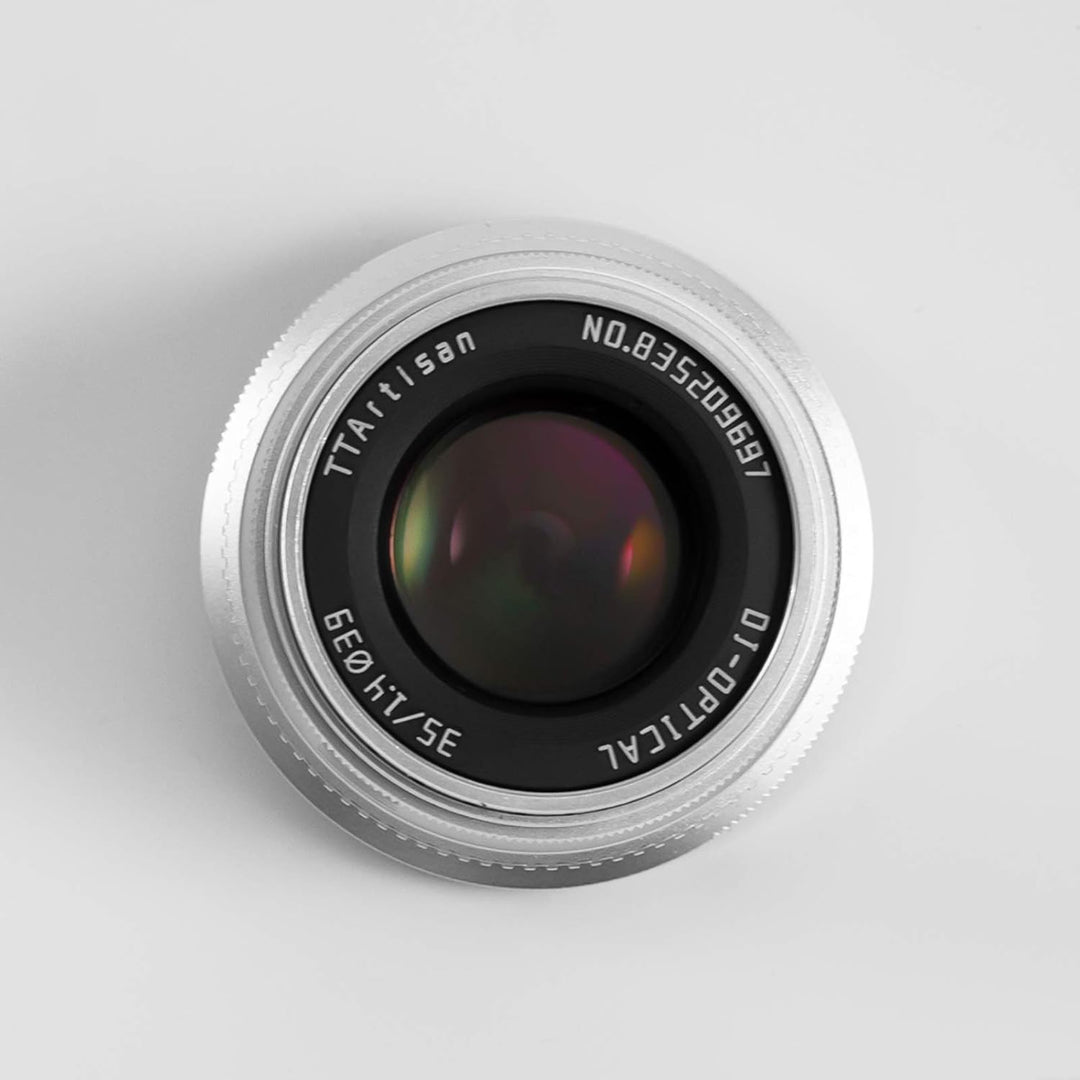 TTArtisan 35mm F1.4 Objektiv APS-C MF Kameraobjektiv kompatibel mit E-Mount Kameras A5000 A5100 A610