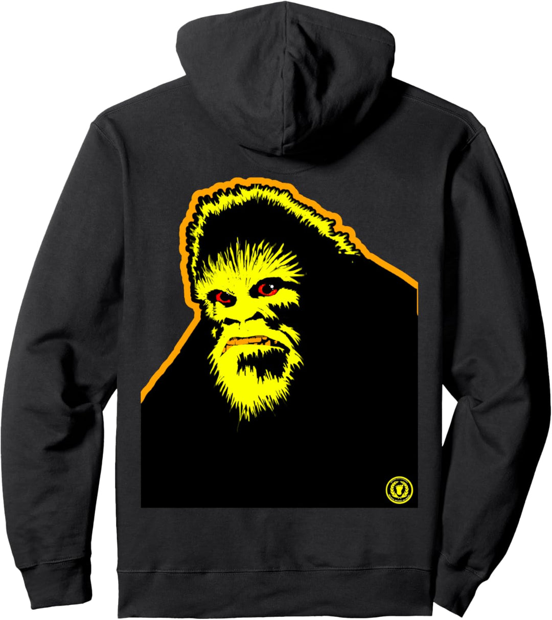 Mad Bigfoot Angry Sasquatch Mean Yeti Scary Monster Cryptid Pullover Hoodie
