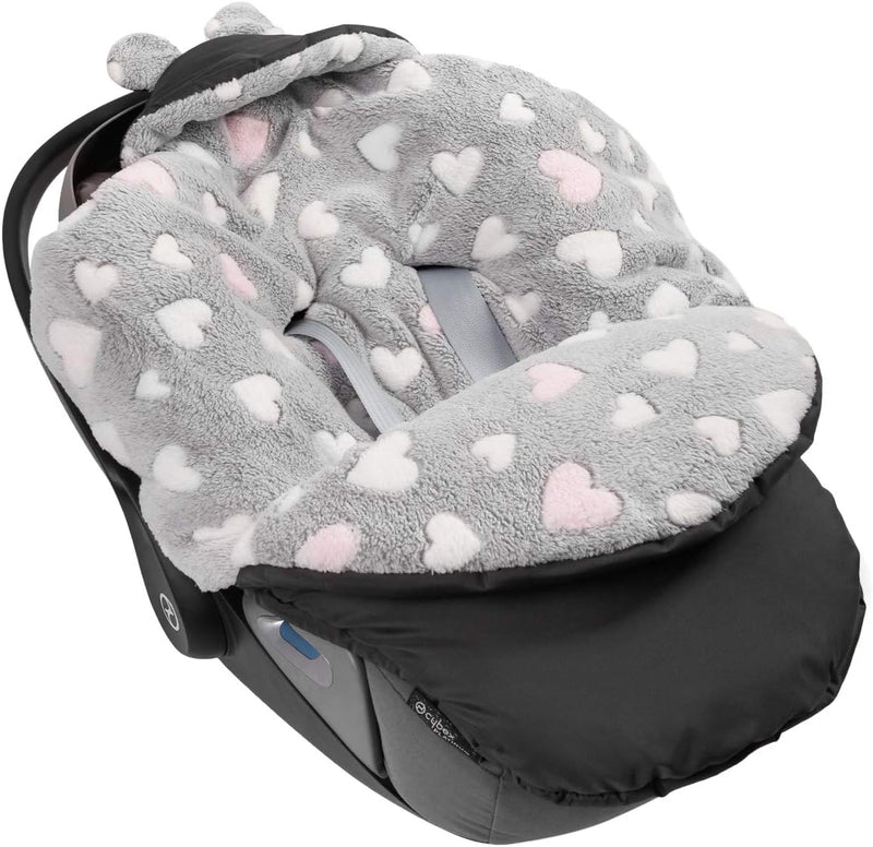 millybo Fusssack Baby Einschlagdecke für Winter geeignet für Kinderwagen Babyschale Babybett Autosit