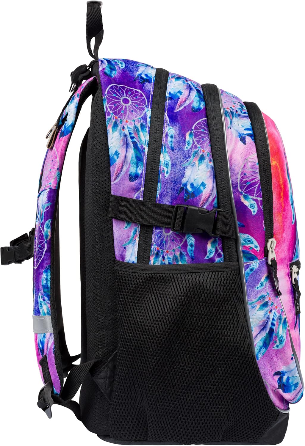 Baagl Kinderrucksack, Schulrucksack für Kinder mit ergonomisch geformter Rücken, Brustgurt und refle