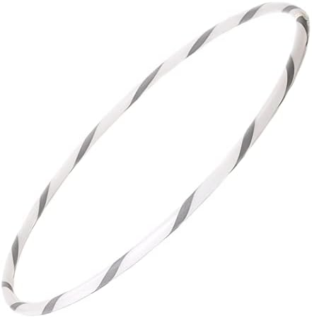 HOOPOMANIA Bunter Kinder Hula Hoop [Ø60cm - Ø80cm] Hula Hoop für Kinder in vielen Farben Ø60cm Weiss