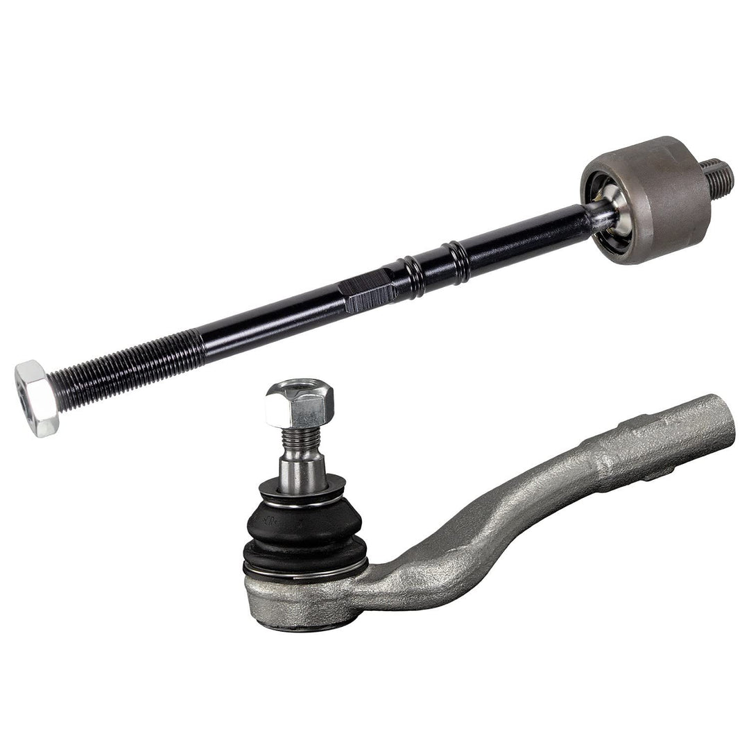 febi bilstein 40140 Spurstange mit Endstück, Mutter und Sicherungsmutter , 1 Stück Vorderachse links