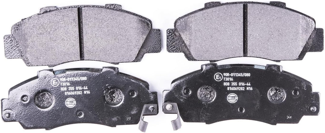 HELLA PAGID 8DB 355 016-441 Bremsbelagsatz - T3016 - Dicke/Stärke: 17.3mm - Bremssystem: Akebono - m