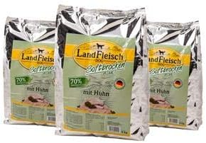 Landfleisch Dog Softbrocken mit Huhn, 1er Pack (1 x 15 kg)