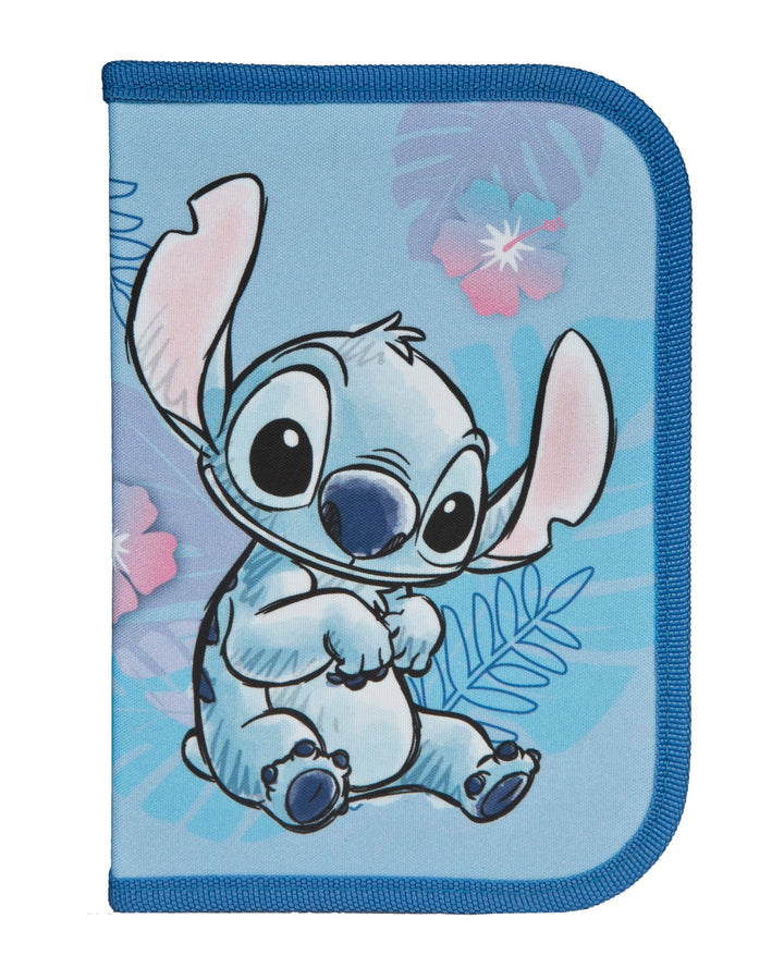 Scooli - Gefülltes Schüleretui Stitch - Federmäppchen mit hochwertigen Stiften & Zubehör - Ideal für