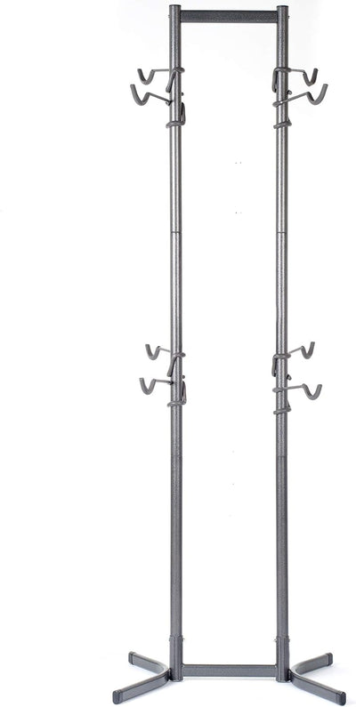 Bike Rack for Garage & Home by Delta Cycle - No Drilling Required - Fully Adjustable Gravity Storage
