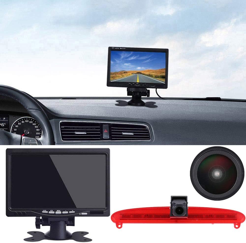 「18mm Linse Top Qualität Rückfahrkamera + 7 Zoll TFT LCD Bildschirm Monitor」Auto Dach Rückfahrkamera