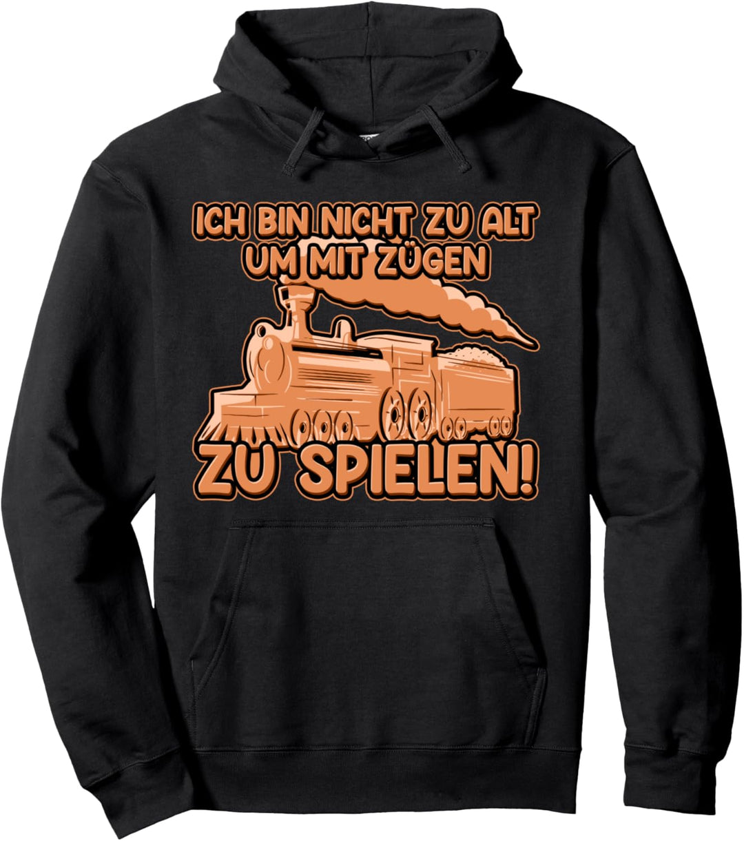 Lok Spruch für Zugführer die Modelle bauen Geschenk Dampflok Pullover Hoodie