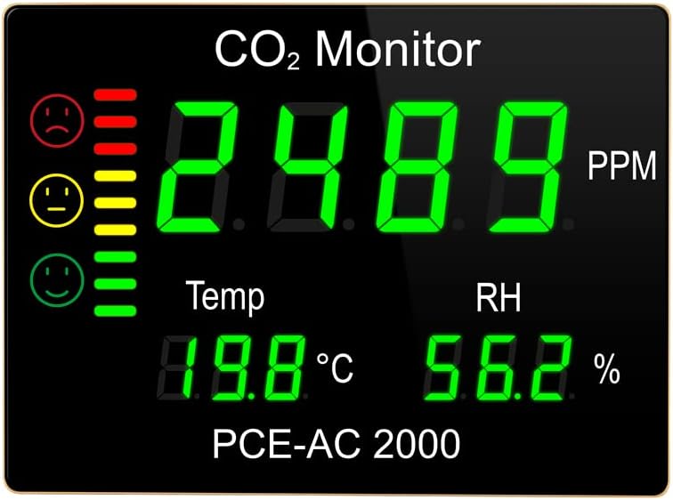 PCE Instruments Gasmessgerät PCE-AC 2000 für Personenschutz in geschlossenen Räumen