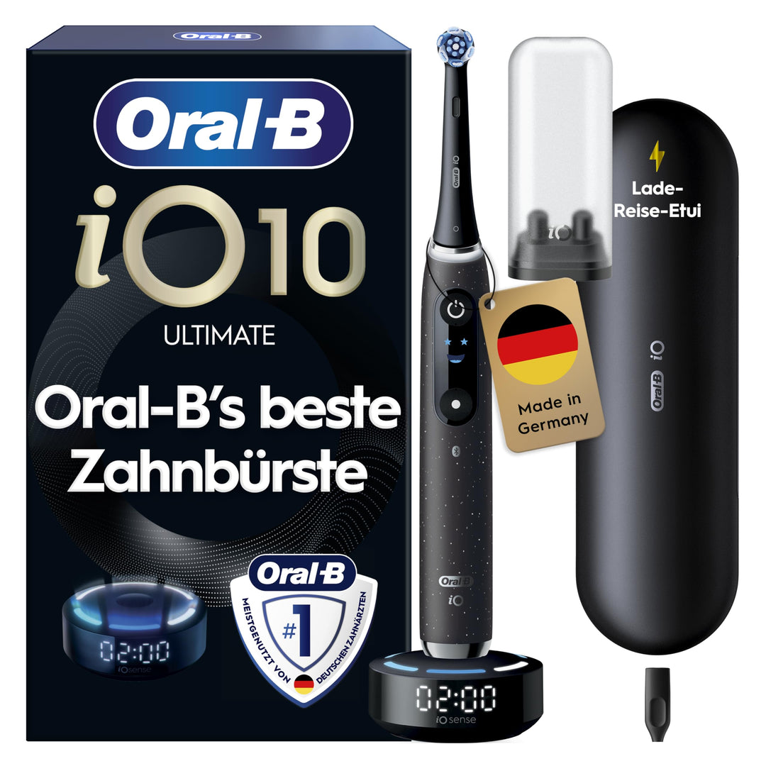 Oral-B iO Series 10 Elektrische Zahnbürste/Electric Toothbrush, 7 Putzmodi für Zahnpflege, iOSense,