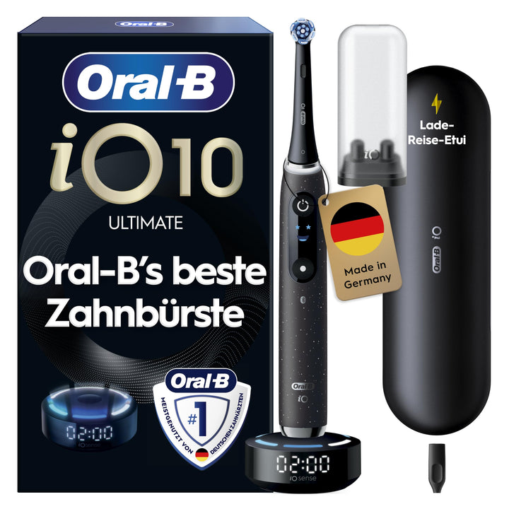 Oral-B iO Series 10 Elektrische Zahnbürste/Electric Toothbrush, 7 Putzmodi für Zahnpflege, iOSense,